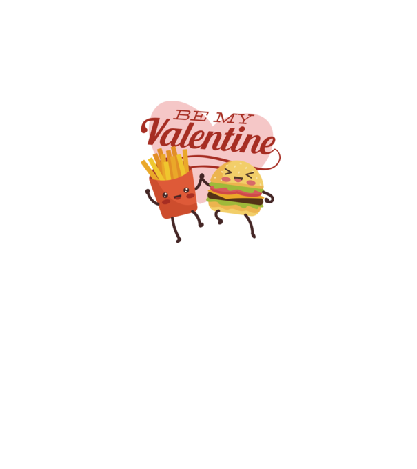 Be my Valentine - Fii dragostea mea tricou pentru Valentine s Day model alb pe tricou