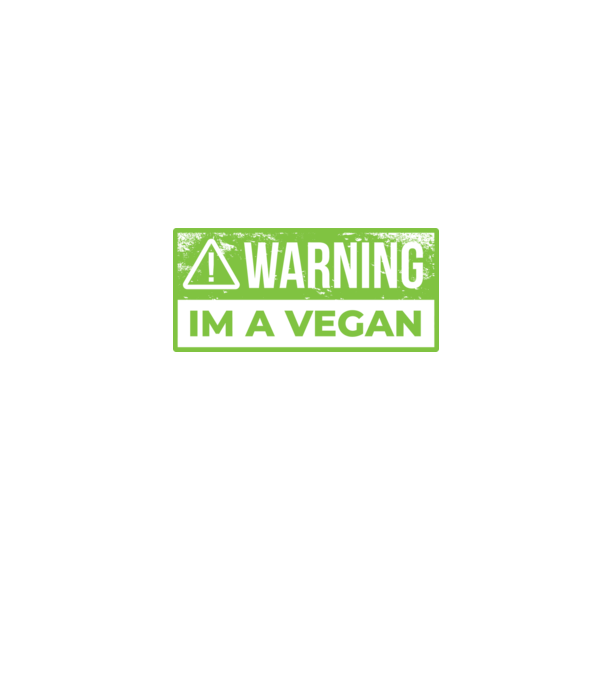 Atenție, sunt vegan model negru pe tricou