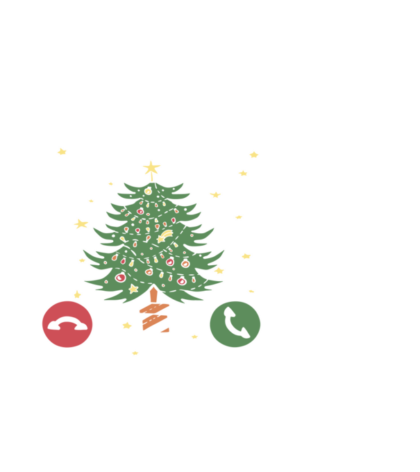 Christmas is calling model negru pe tricou