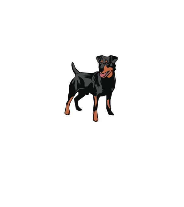 Câine de vânătoare german Terrier model gri pe tricou