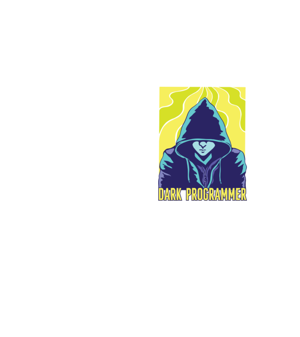 Dark Programmer model galben neon pe tricou