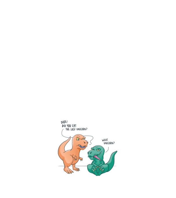 Tricou cu Dinozaur amuzant model alb pe tricou