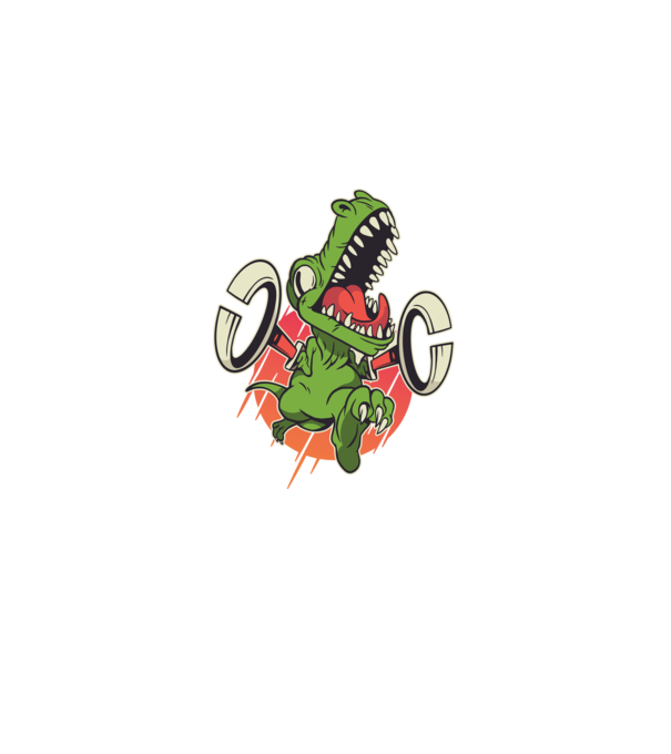 Dinozaur T-rex model nisipiu pe tricou