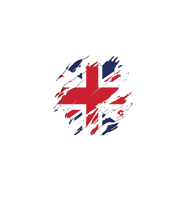 UK Steagul Regatului Unit model negru pe tricou