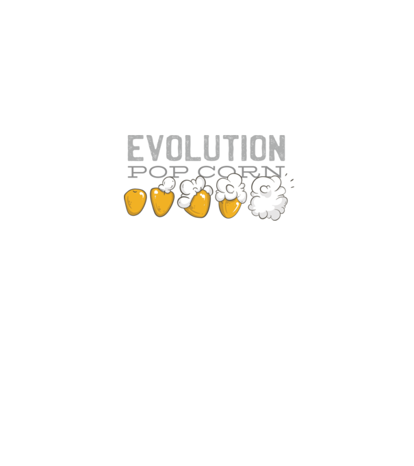 Evoluție Popcorn model albastru jeanși pe tricou