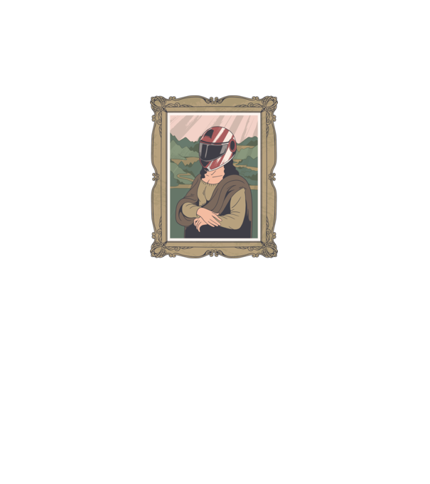 Mona Lisa Concurent model gri pe tricou