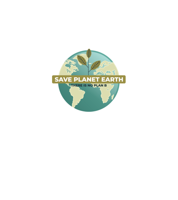 Să salvăm Pământul, nu există o altă planetă model negru pe tricou