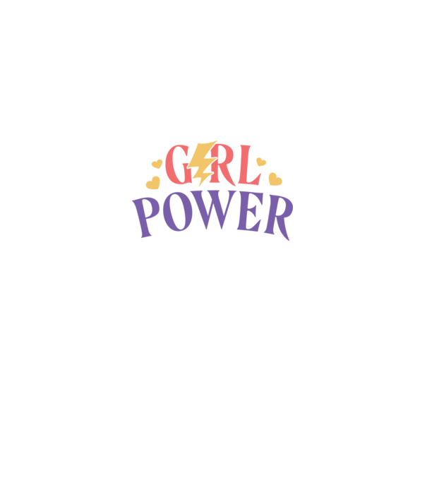 Girl Power Ziua Femeii model alb pe tricou