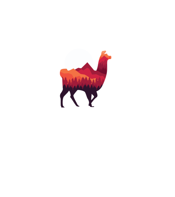 Pădure Alpaca model nisipiu pe tricou