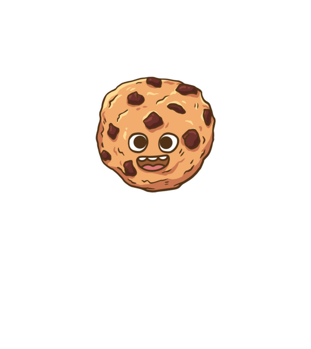 Cookie drăguț model gri pe tricou