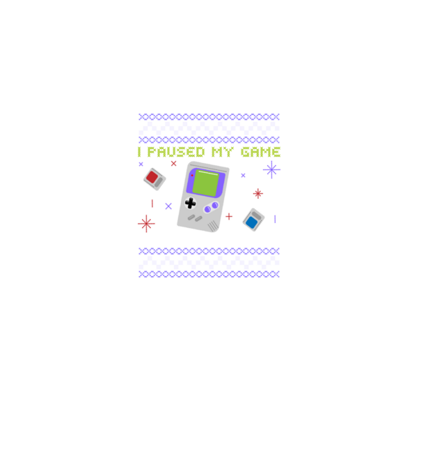 I paused my game to be here - Gamer pulovăr urât model negru pe tricou