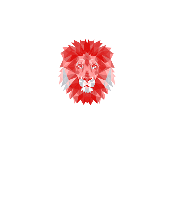 Red Lion model gri pe tricou