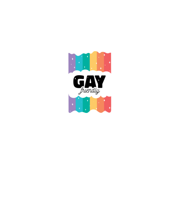 Gay friendly model albastru închis pe tricou