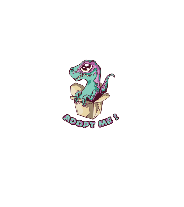 Raptor drăguț model albastru deschis pe tricou