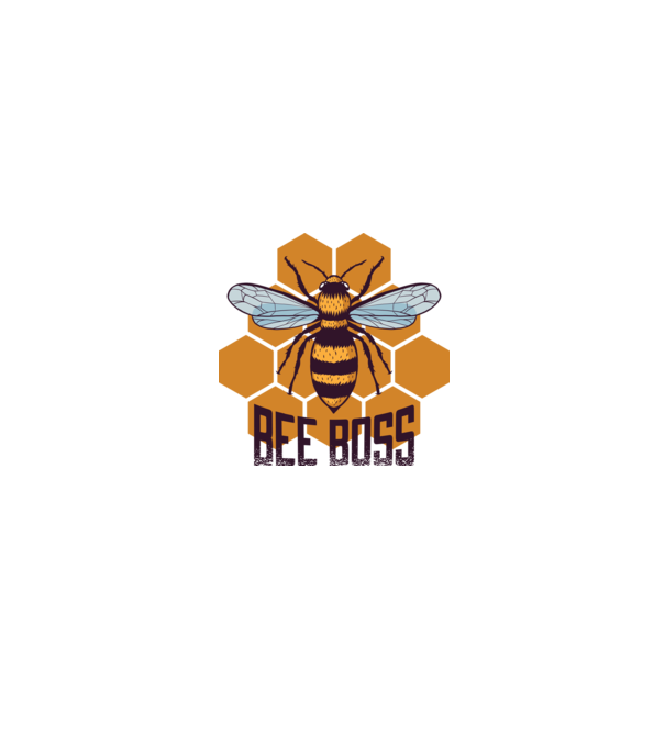 Bee Boss Șef Apicultor model alb/roșu pe tricou