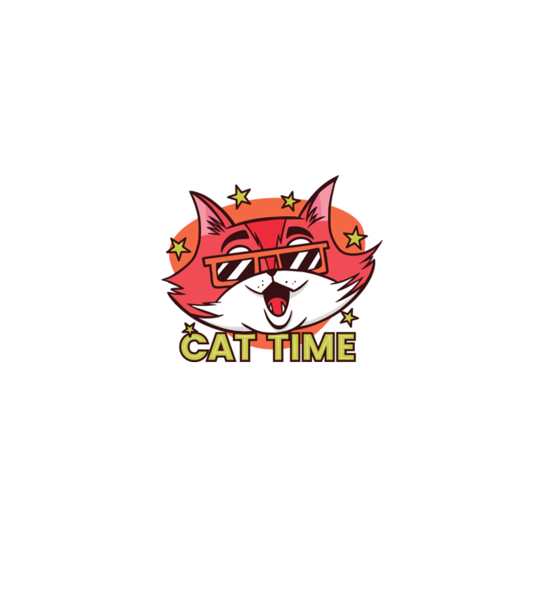 Cat Time Momentul pisicii model gri pe tricou