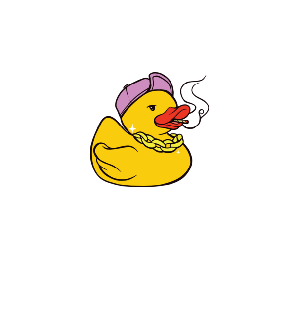 rățușcă de cauciuc Smoker model gri pe tricou