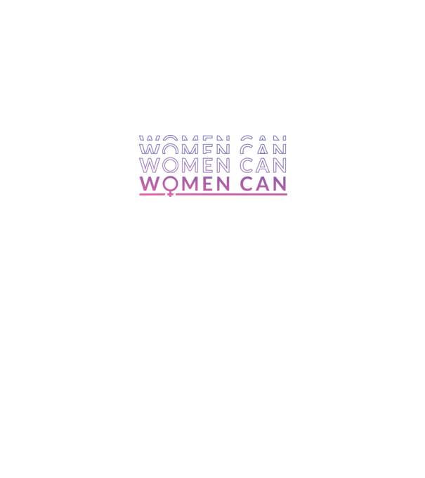 Women Can Ziua femeii model alb pe tricou