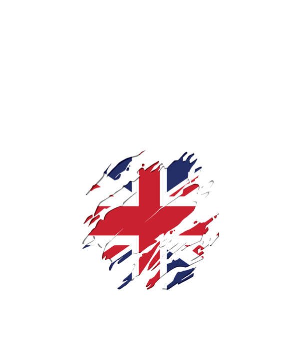 UK Steagul Regatului Unit model negru pe tricou