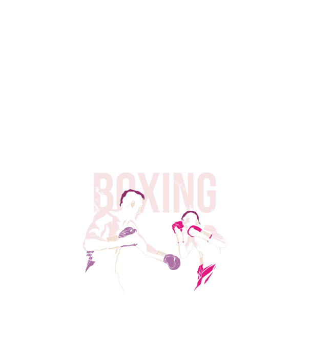 Boxing model negru pe tricou