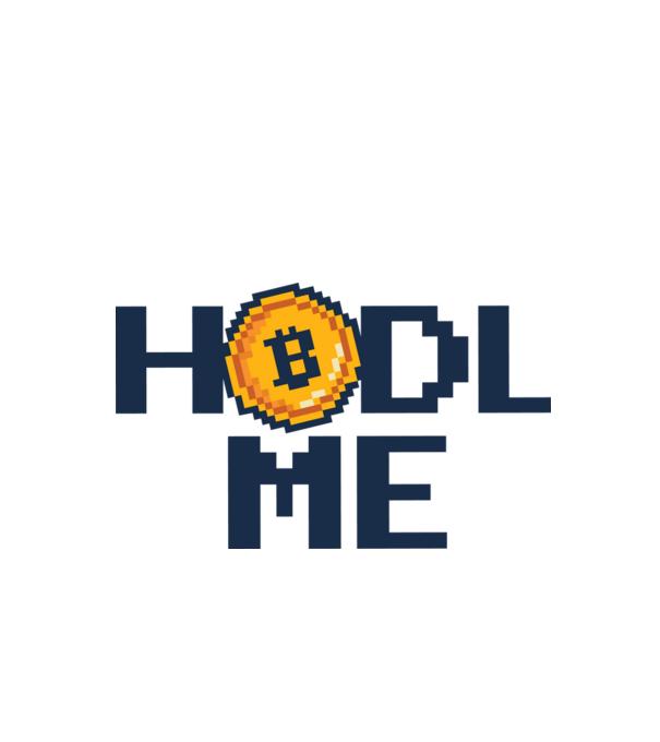 Hodl Me Bitcoin model alb pe tricou