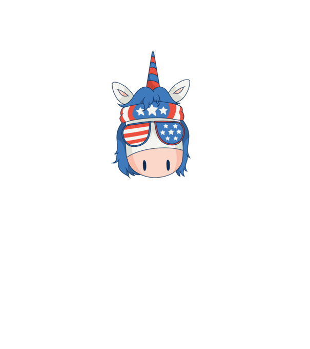 SUA unicorn model negru pe tricou