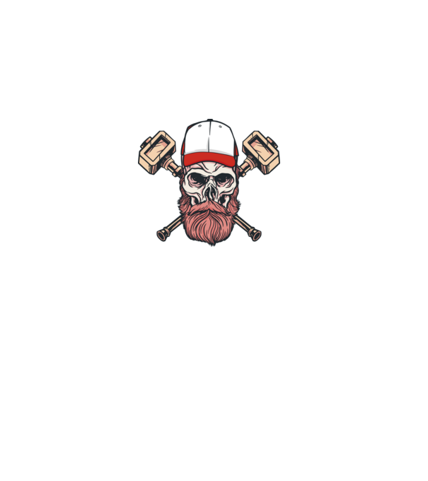 Craniu Viking model gri pe tricou