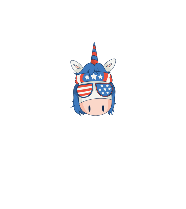 SUA unicorn model negru pe tricou