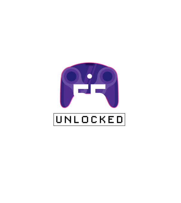 Level 55 Unlocked Gamer Birthday model negru pe tricou