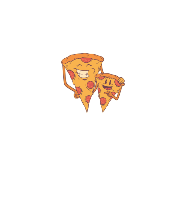 Familie Pizza model albastru deschis pe tricou