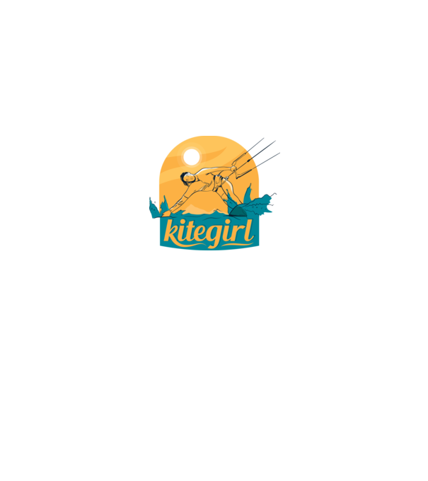 Tricou Kitegirl Kitesurf model alb pe tricou