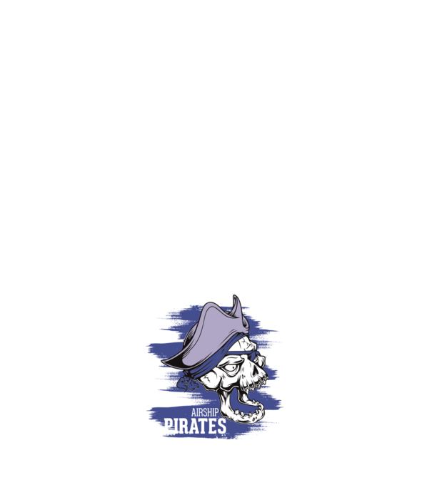 Airship Pirates 2 - Pirat model negru pe tricou