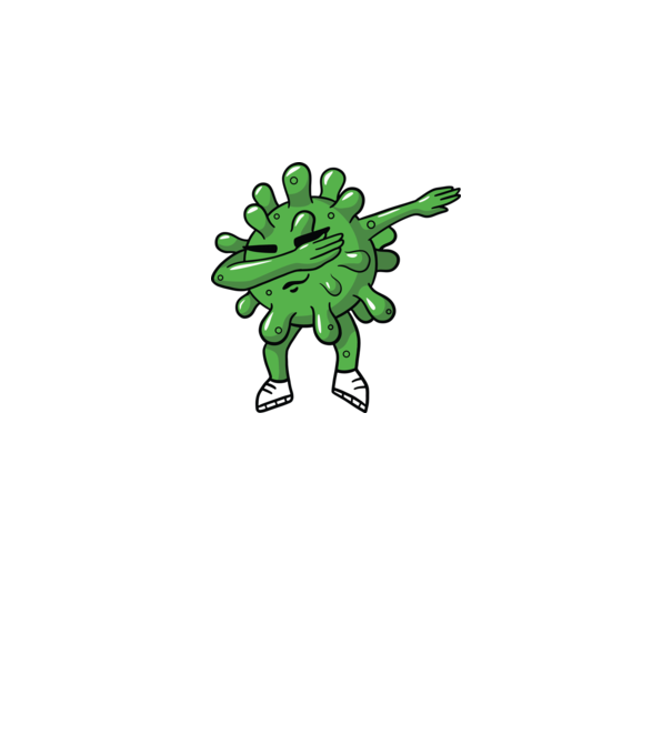 Coronavirus DAB dans model gri pe tricou