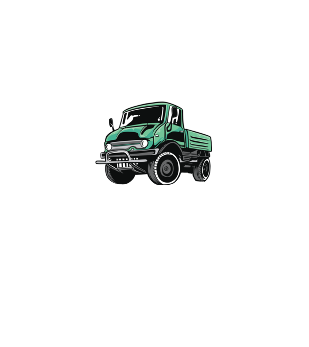 Camion model alb pe tricou