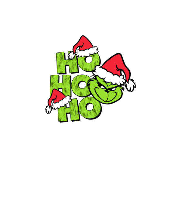 Ho Ho Ho - Grinch model negru pe tricou