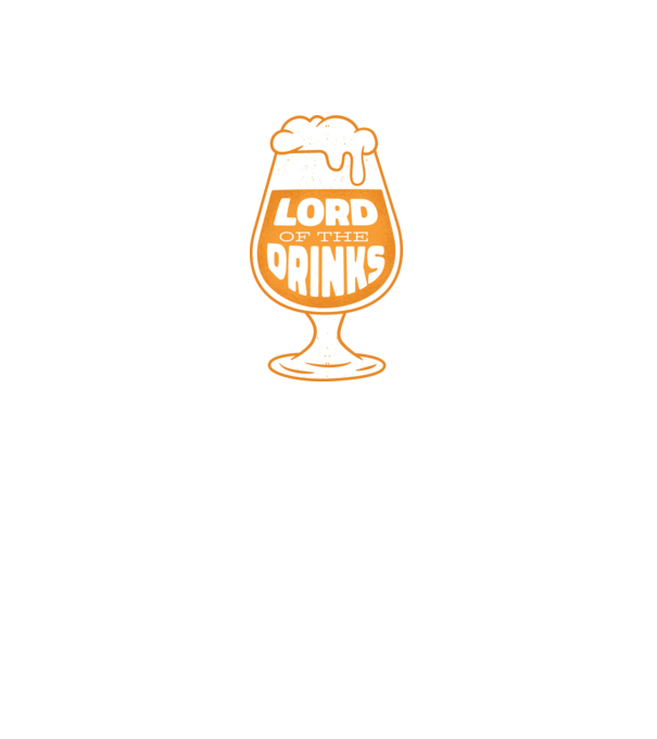 Lord of the Drinks Bere model negru pe tricou