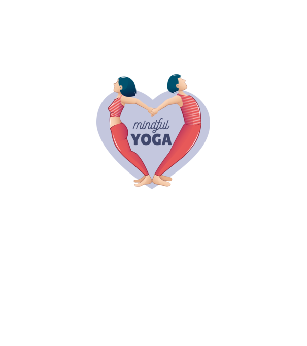 Dragoste Yoga - tricou Yoga model albastru închis pe tricou