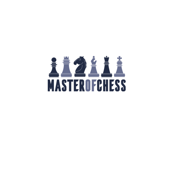 Master of Chess model gri pe tricou