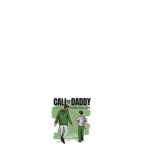 Call of Daddy - Pentru tata model negru pe tricou