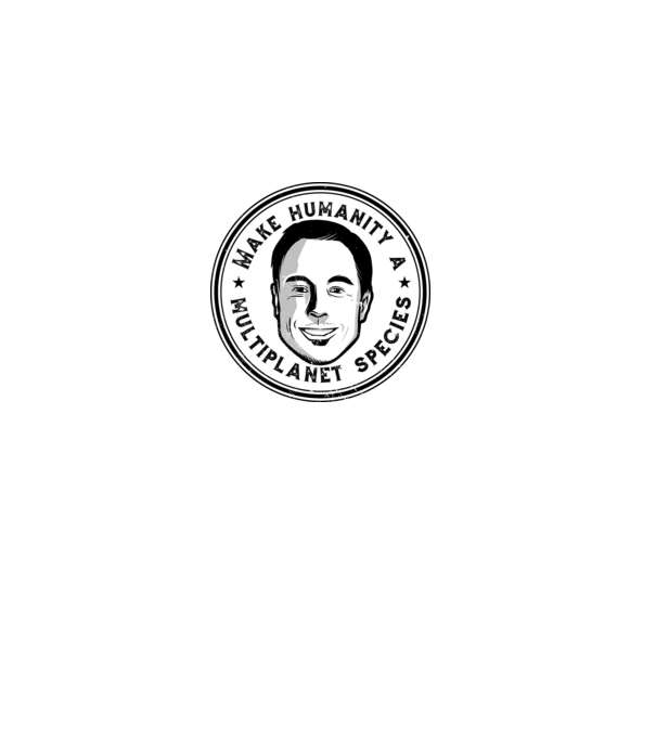 Make humanity a Multiplanet species Elon Musk model gri pe tricou