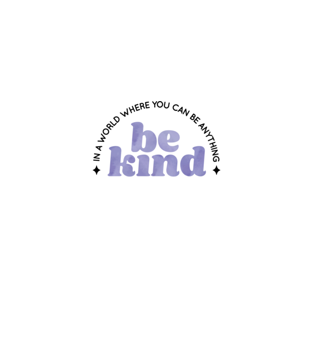 Be kind model gri pe tricou