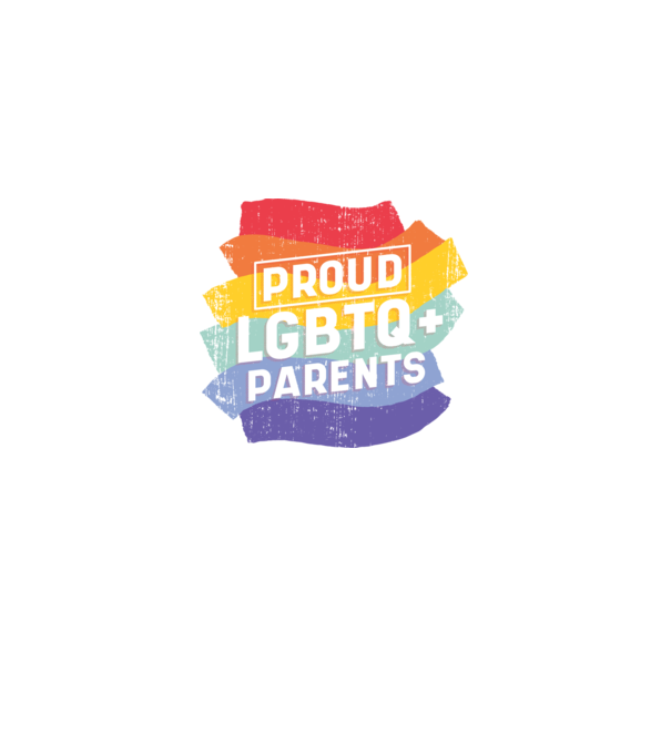 Părinți mândri LGBTQ model mov pe tricou
