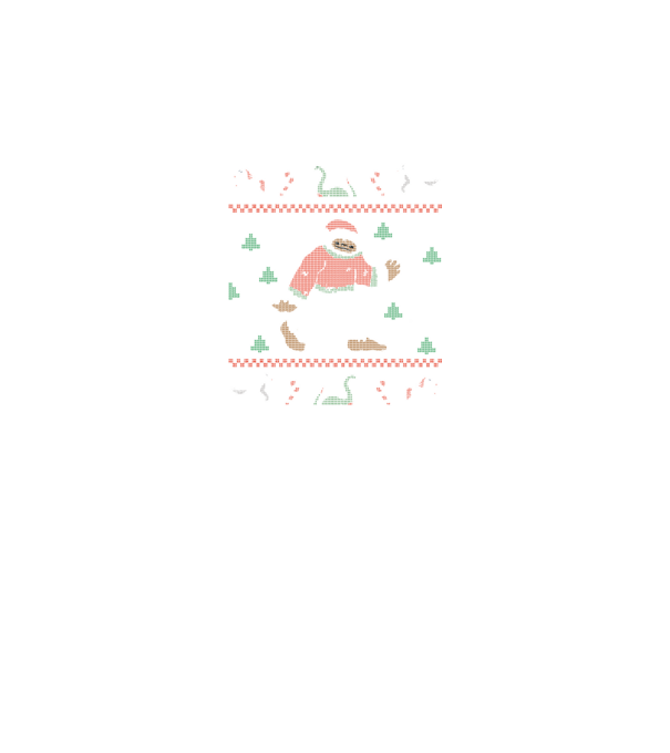 Ugly Sweater Yeti model negru pe tricou