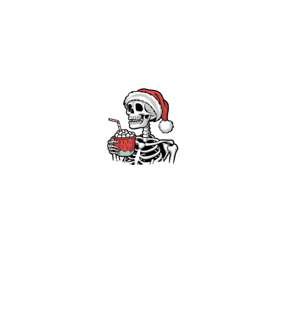 Dead inside, but it's christmas Negru model negru pe tricou