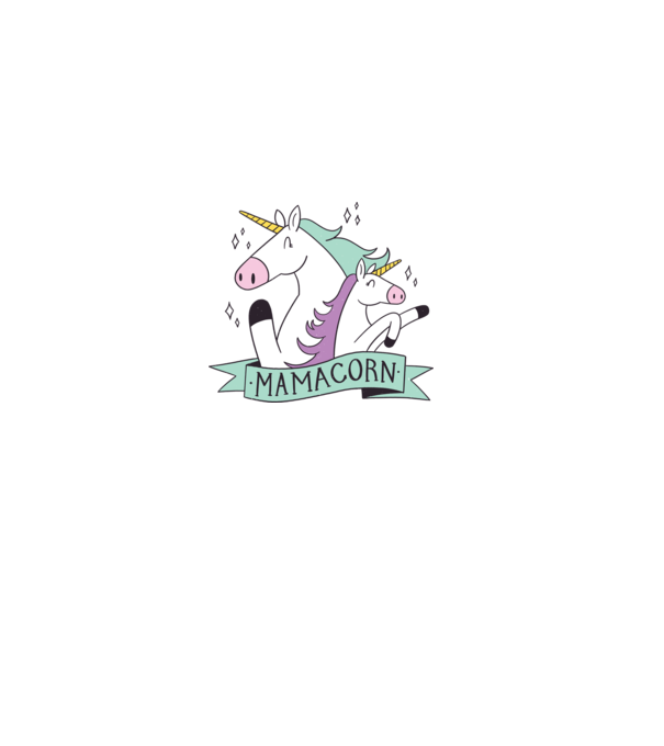 Mamacorn model roz deschis pe tricou