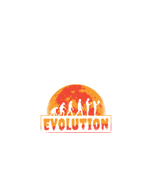 Evoluție Horror model negru pe tricou