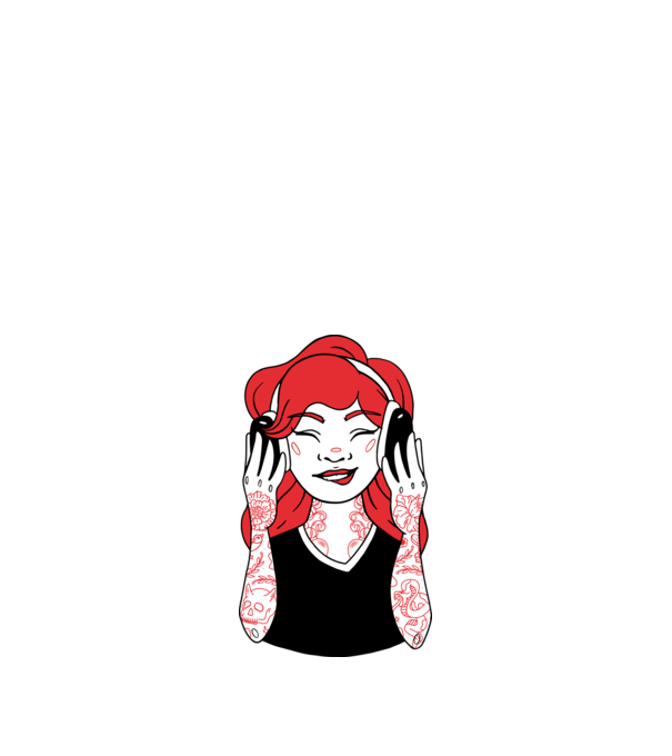 Fată Gamer tatuată model nisipiu pe tricou