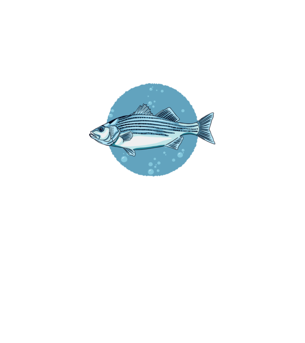 Biban de mare model albastru regal pe tricou