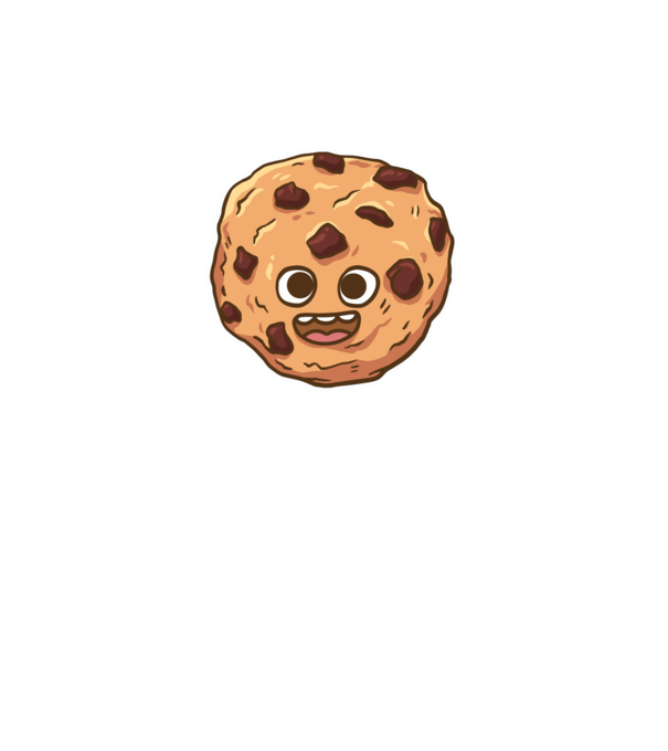 Cookie drăguț model turcoaz pe tricou