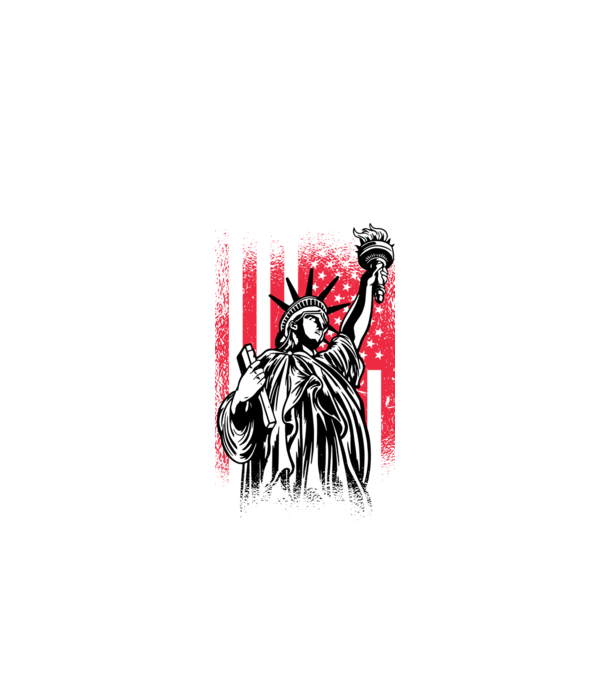 SUA Statuia Libertății model negru pe tricou
